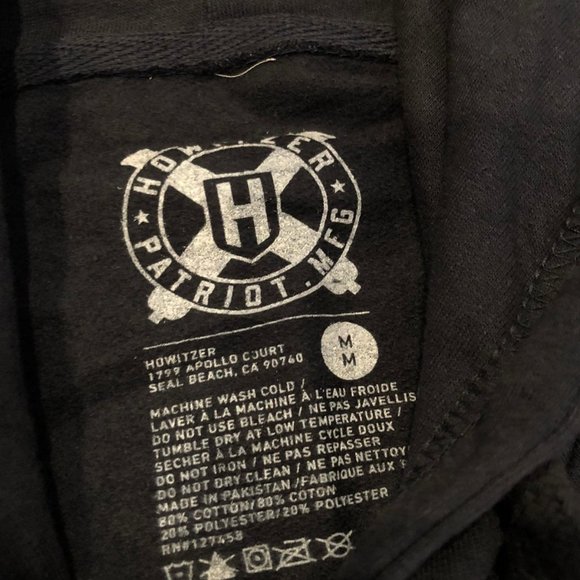 New Howitzer MFG Freedom Lager Hooded Sweatshirt M - Picture 8 of 10